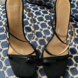 Women's Black Strappy Sandals